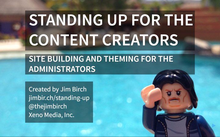 Standing Up for the Content Creators